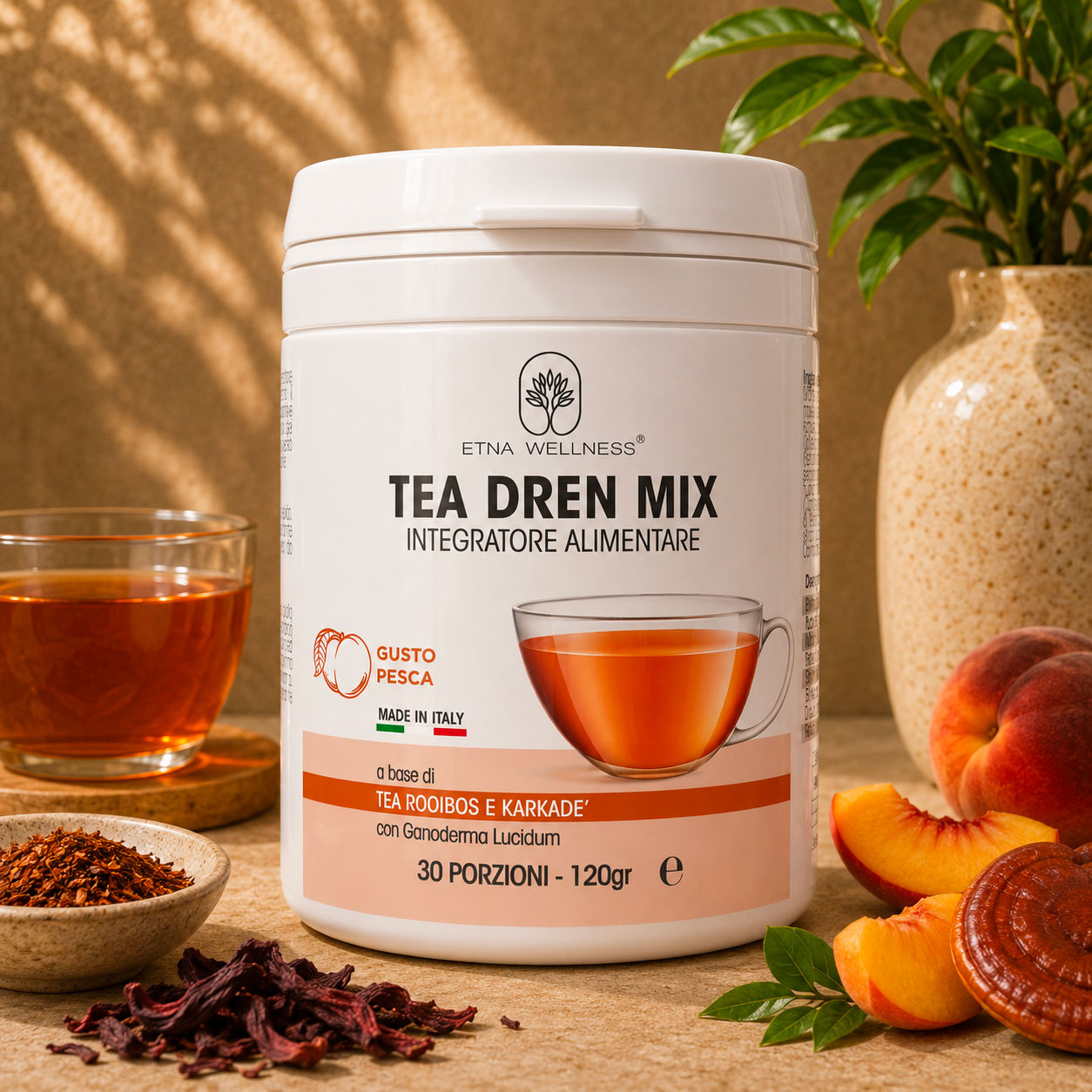Tea dren mix pesca - 120 gr